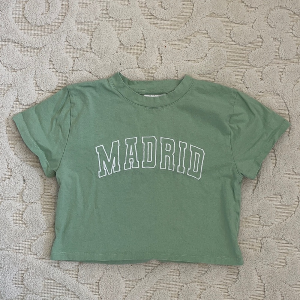 Top shop | green | crop top